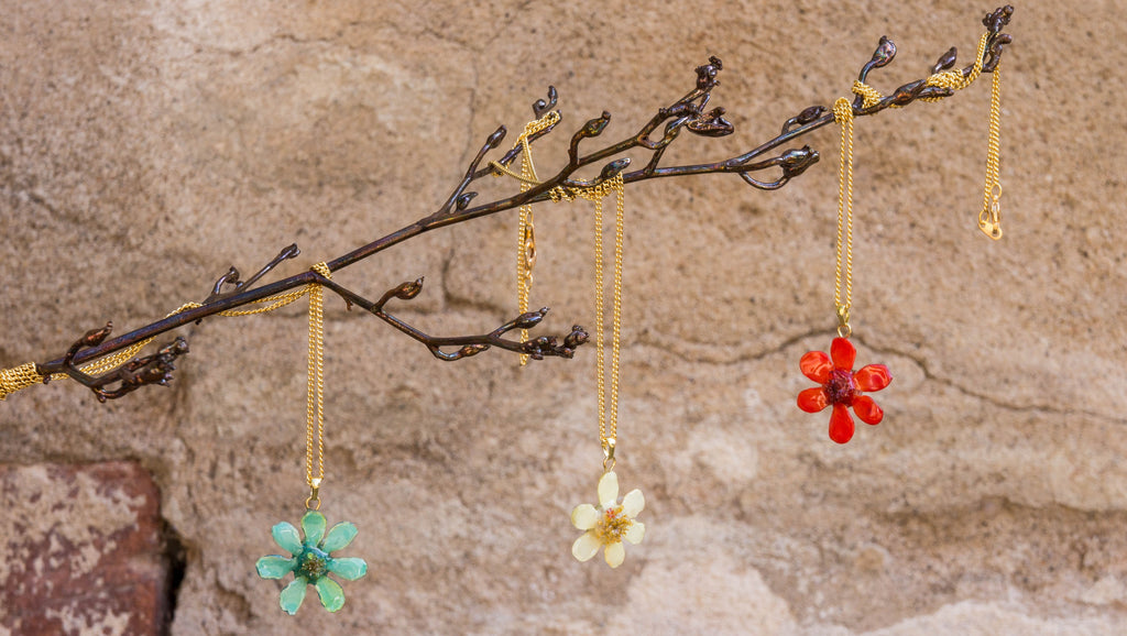 In My Jewellery Box - Zinnia Pendants