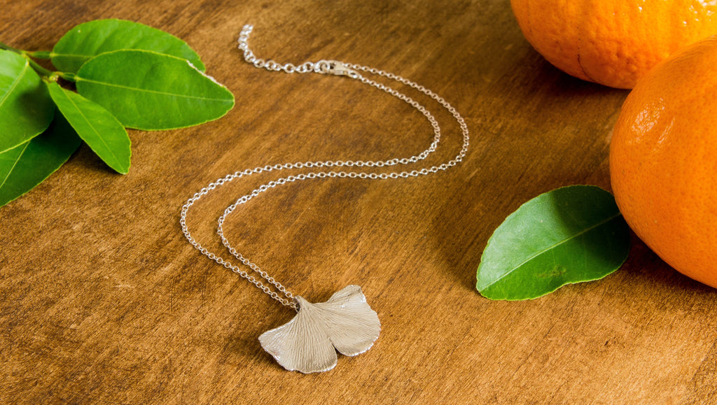 In My Jewellery Box - Gingko Leaf Pendants