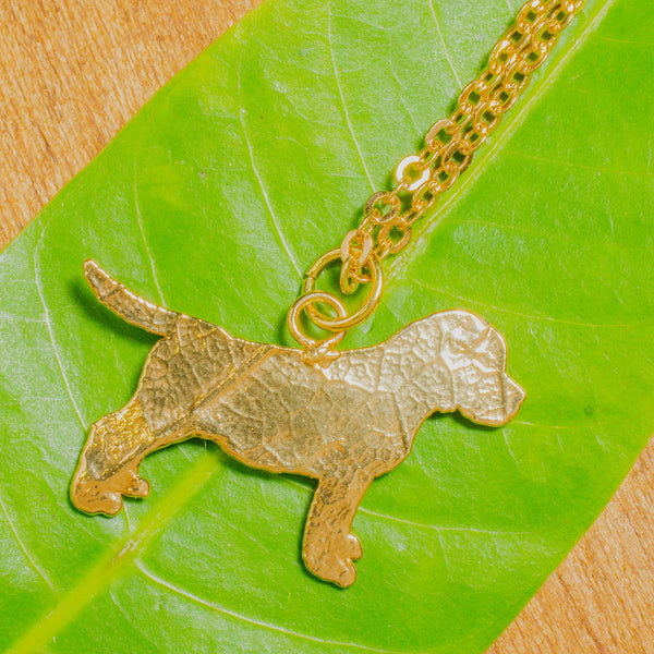 Gold Dog Pendant