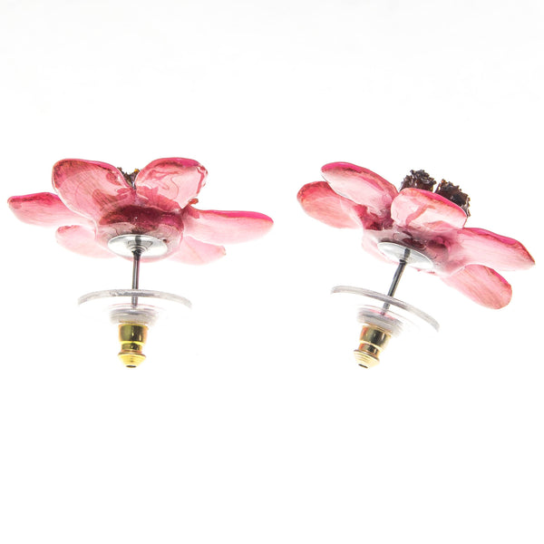 Zinnia Earrings - Pink