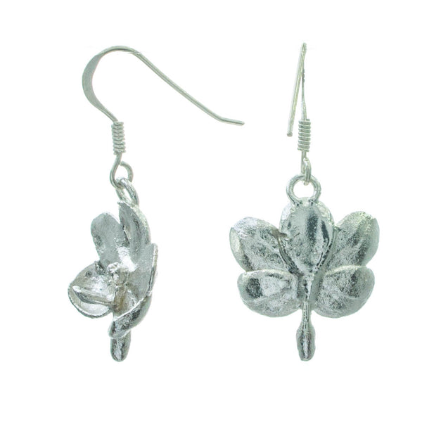 Ascocentrum Orchid Drop Earrings