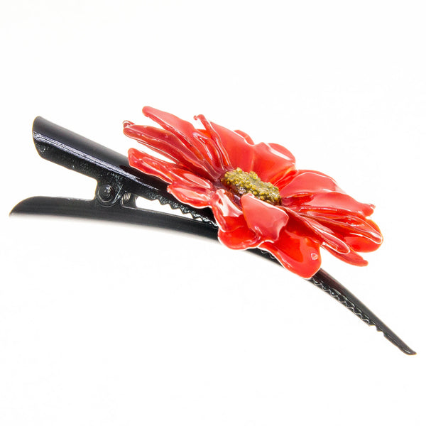 Aster Hairclip - Red