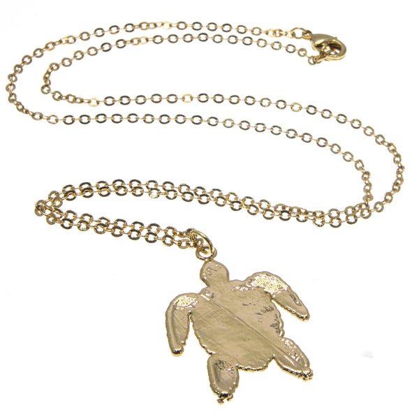 Gold Turtle Pendant