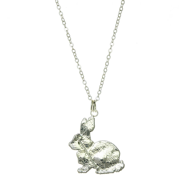 Silver Rabbit Pendant