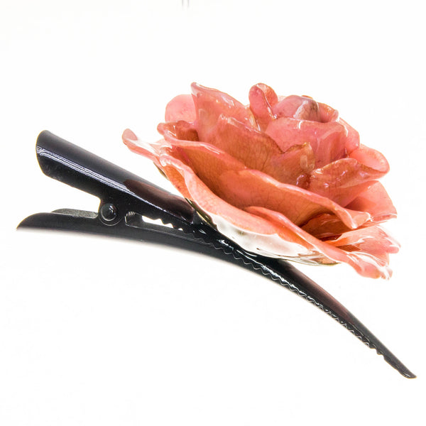 Rose Hairclip - Pink