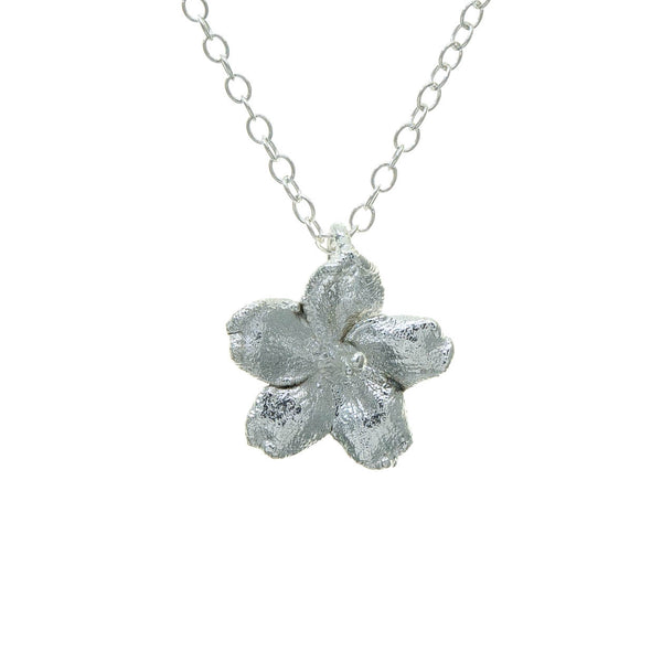 Miniature Silver Water Jasmine Pendant