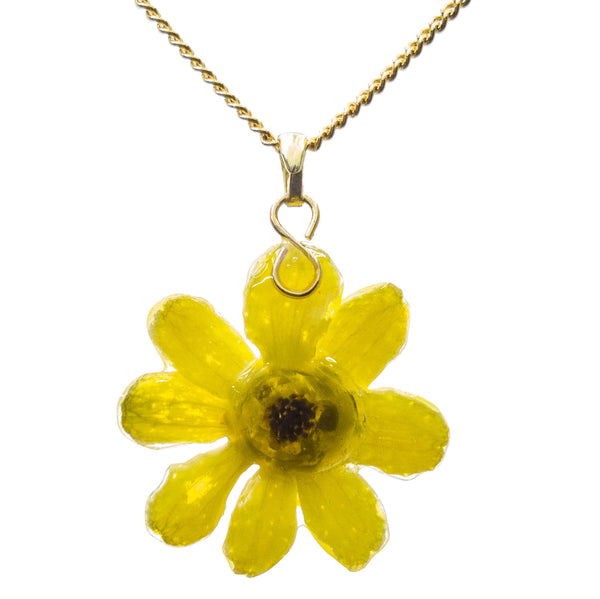 Zinnia Pendant - Yellow