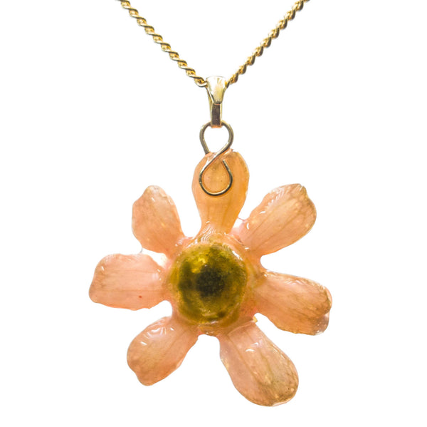 Zinnia Pendant - Peach