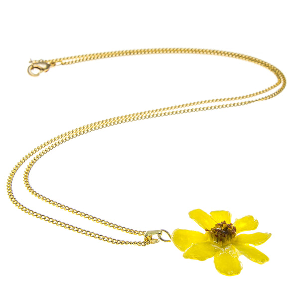 Zinnia Pendant - Yellow