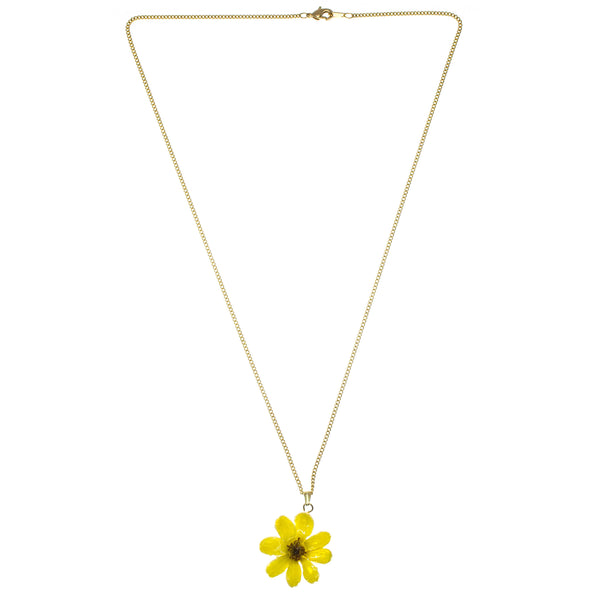 Zinnia Pendant - Yellow