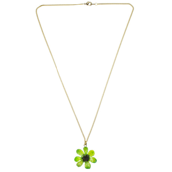 Zinnia Pendant - Green